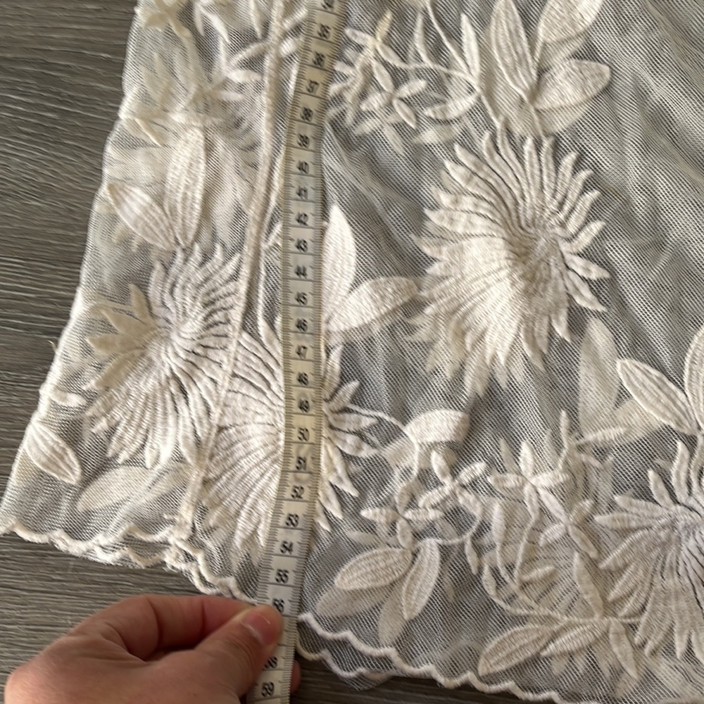 Embroidered Transparent Top - Picture 5 of 6